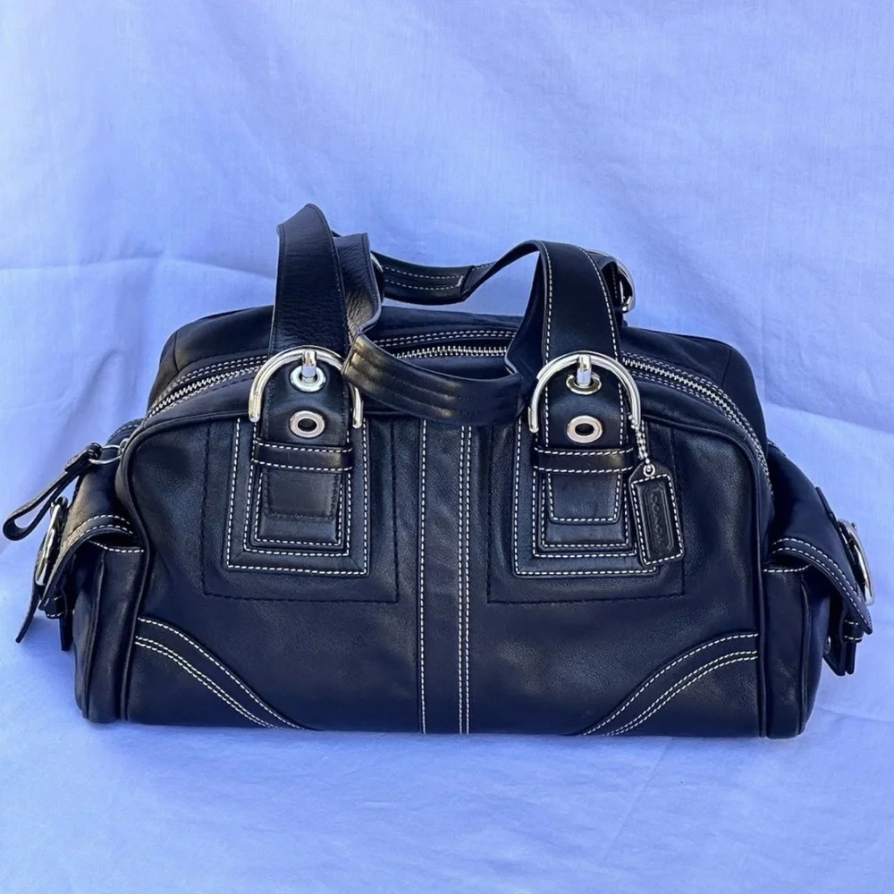 Coach Legacy Leather Slim Tote Black 10036 – Classic Design - Picture 2 of 8